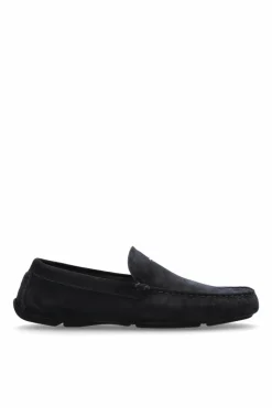 Jimmy Choo NAVY BLUE Suede loafers `Stanly`