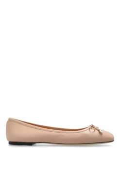 Jimmy Choo PINK Leather Ballet Flats ‘Elme’
