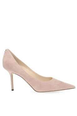 Jimmy Choo PINK ‘Love’ suede stiletto pumps