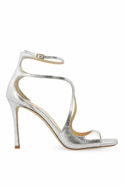 Jimmy Choo SILVER ‘Azia’ heeled sandals
