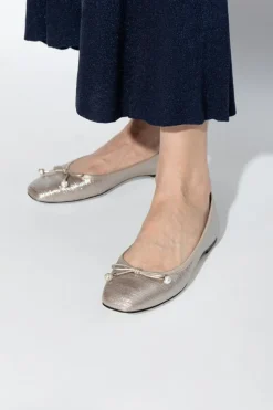 Jimmy Choo SILVER Ballerinas Elme