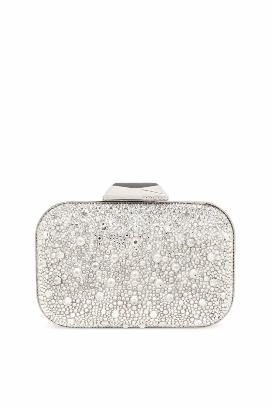 Jimmy Choo SILVER ‘Cloud’ Clutch