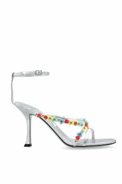 Jimmy Choo SILVER Heeled sandals "Blanche"