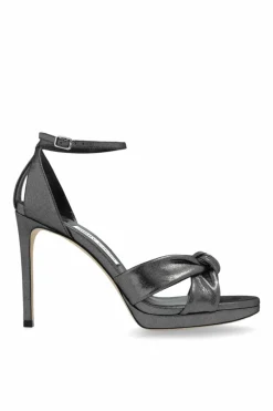 Jimmy Choo SILVER Platform sandals "Rosie"