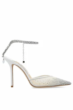 Jimmy Choo WHITE ‘Seda’ High Heels