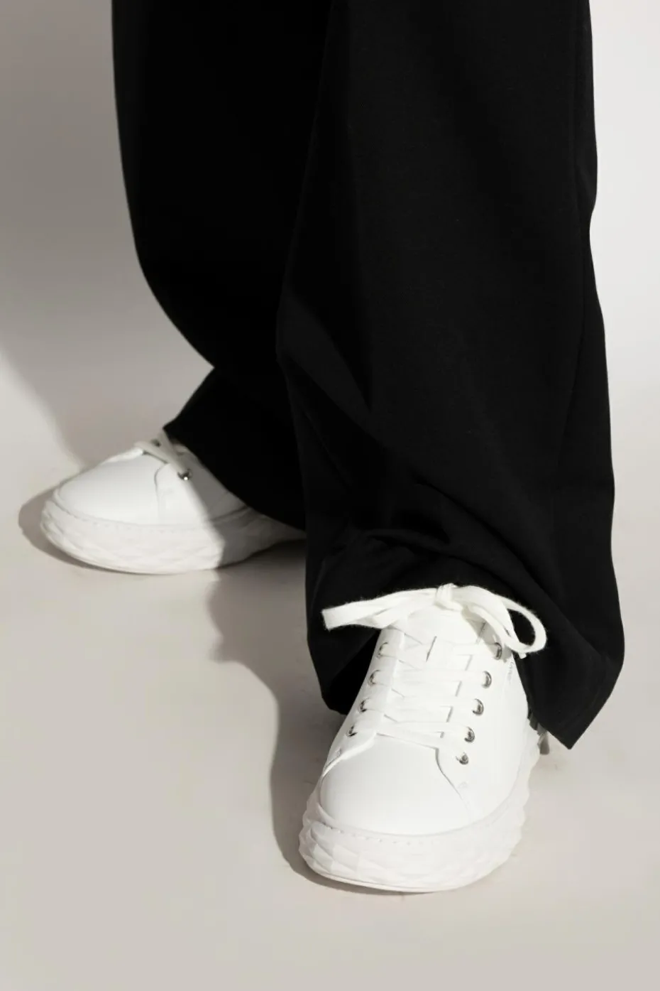 Jimmy Choo WHITE Sneakers Diamond