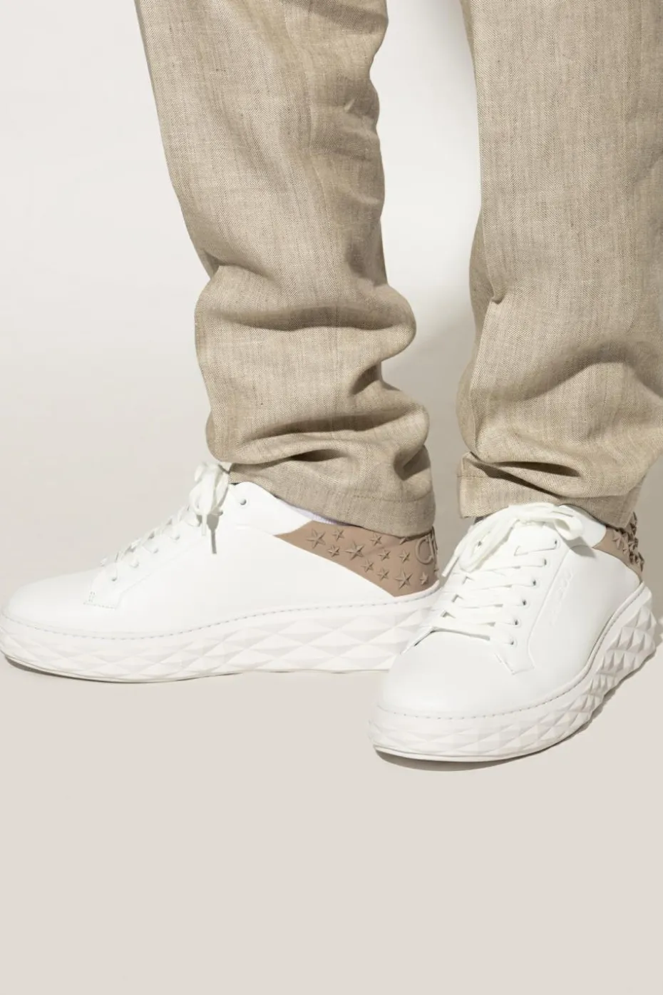 Jimmy Choo WHITE Sports shoes "Diamond Maxi"