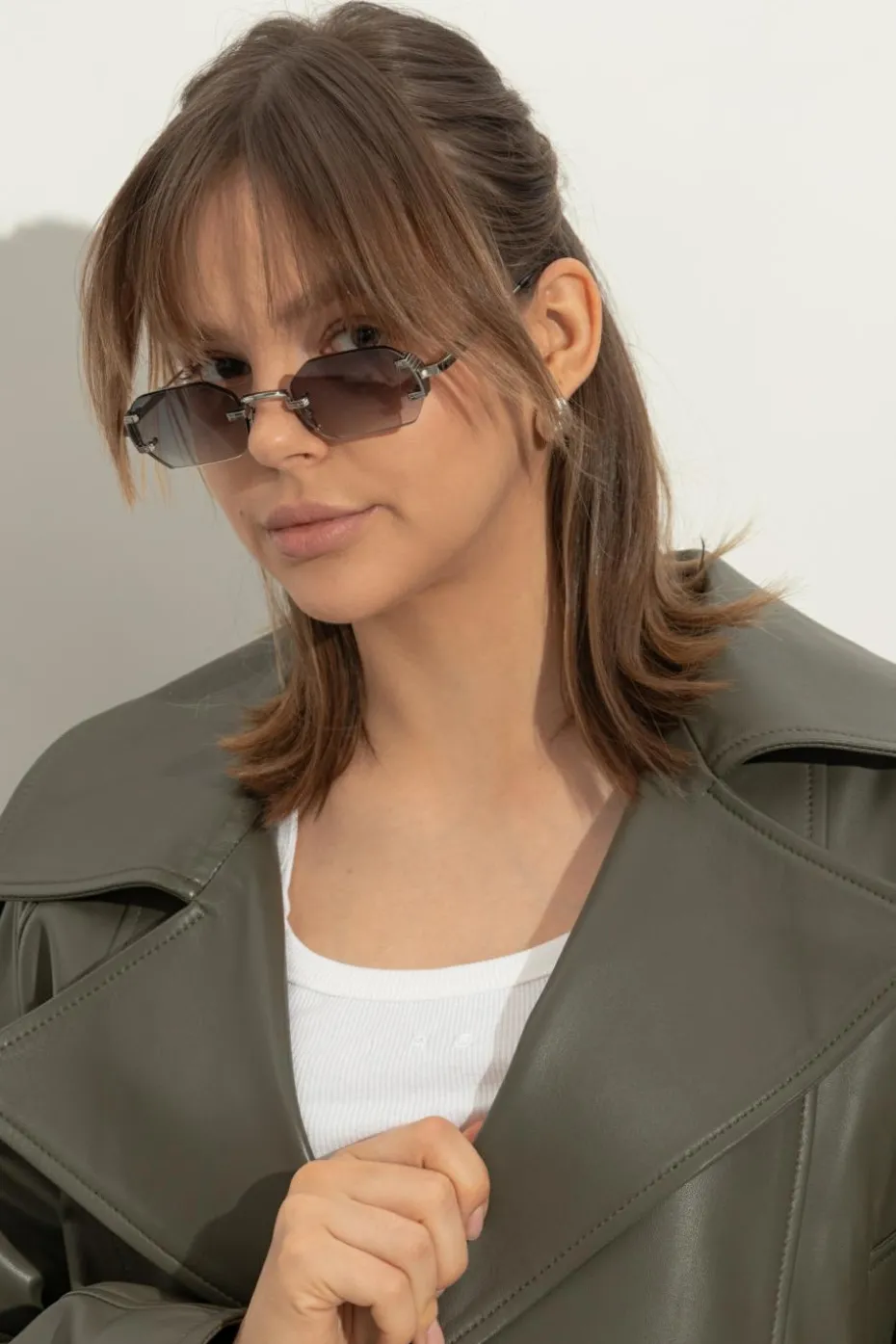 John Dalia SILVER "Amaru-C520" sunglasses