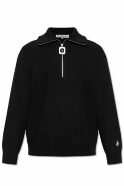 JW Anderson BLACK Ribbed Sweater