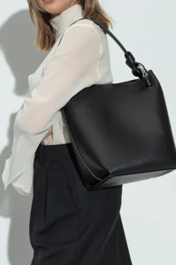 JW Anderson BLACK Shoulder bag `Corner` bucket type