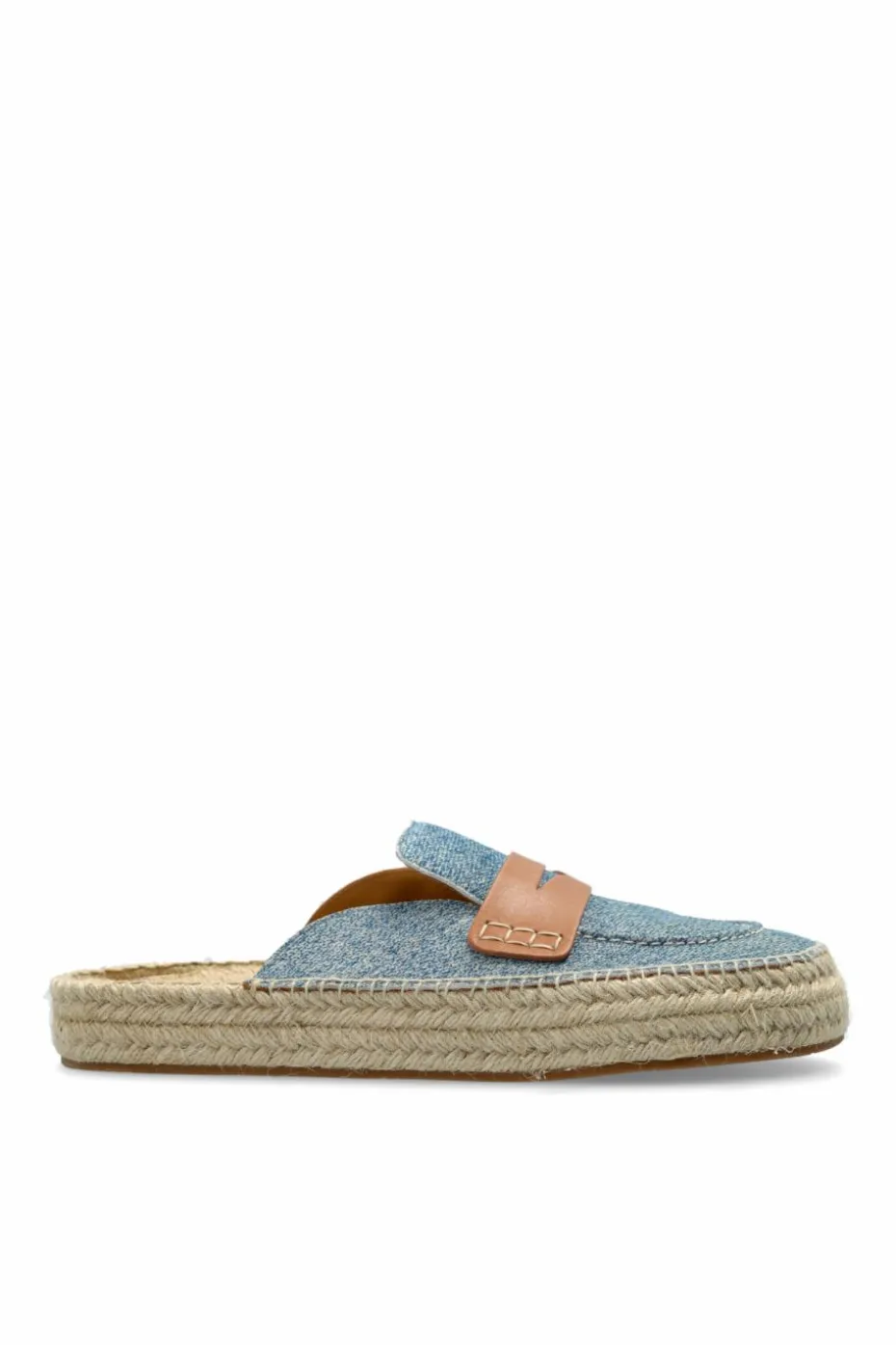 JW Anderson BLUE Denim Slide Sandals