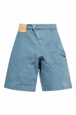 JW Anderson BLUE Logo shorts