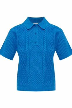 JW Anderson BLUE Top with collar