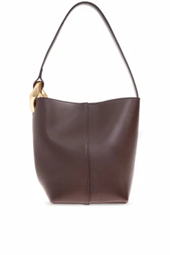 JW Anderson BROWN Shoulder bag `Corner Small` bucket type