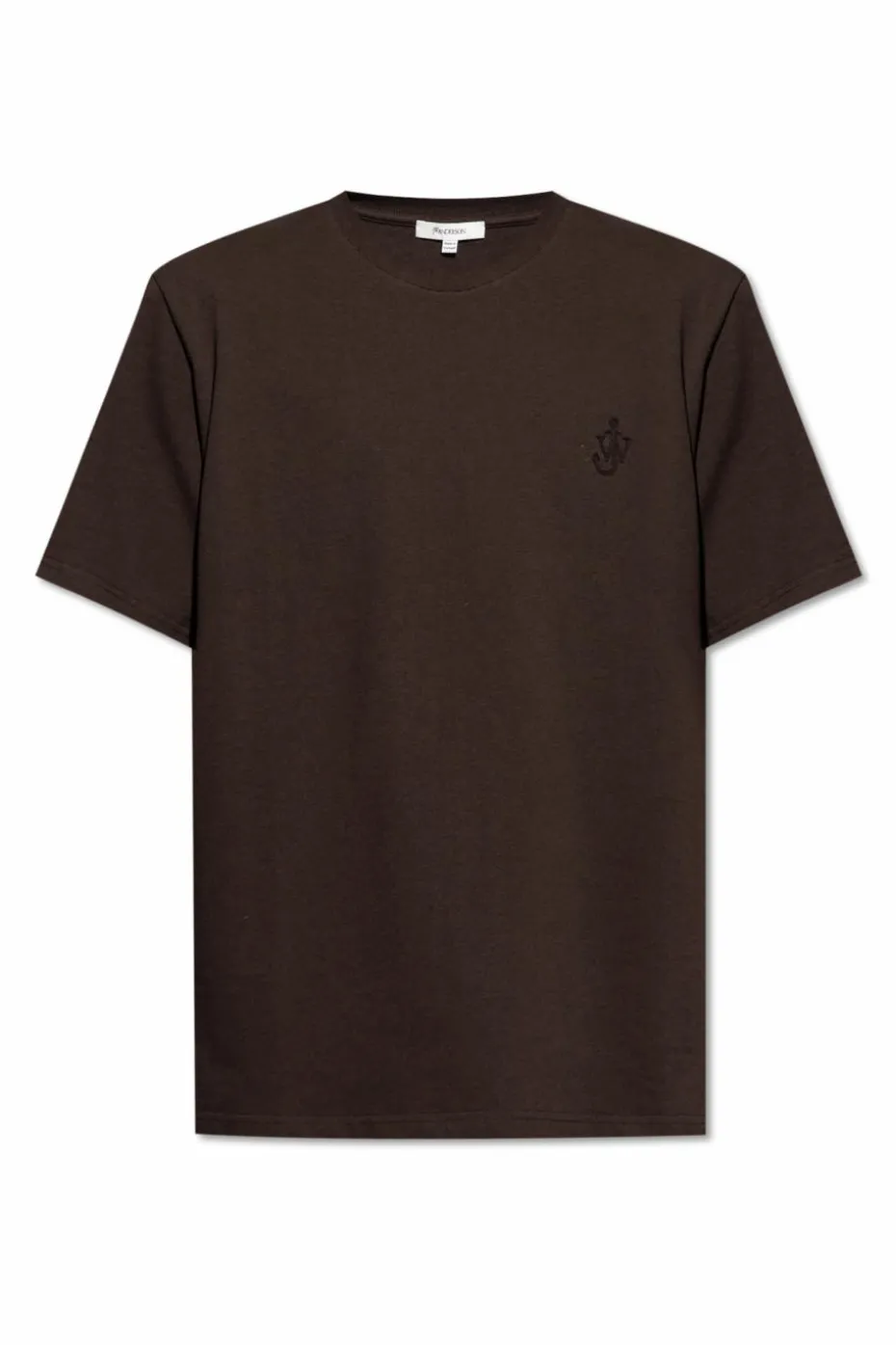 JW Anderson BROWN T-shirt with embroidered logo
