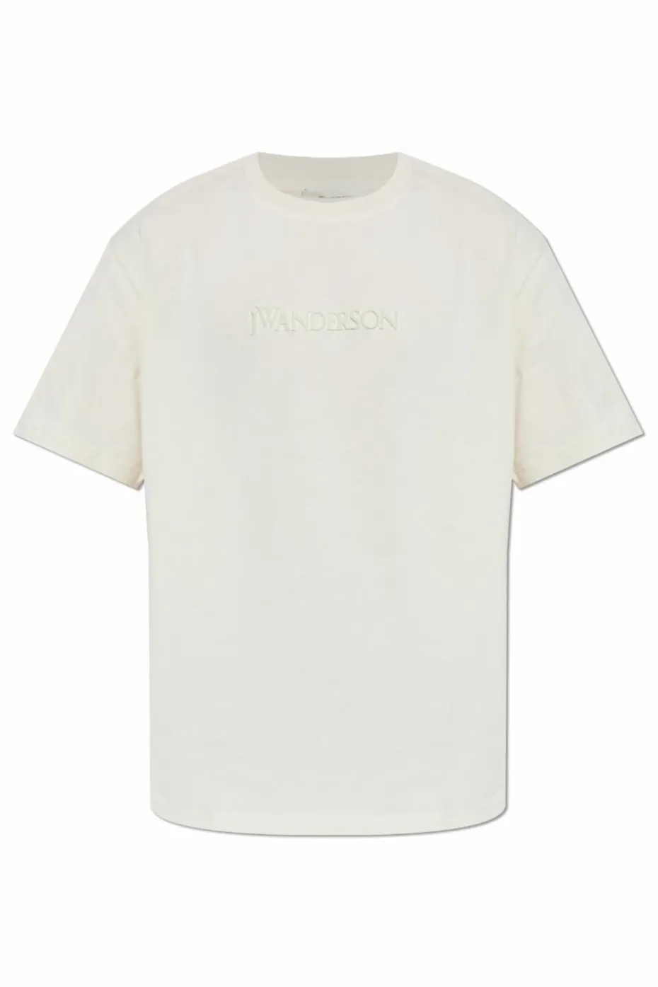 JW Anderson cream T-shirt with logo