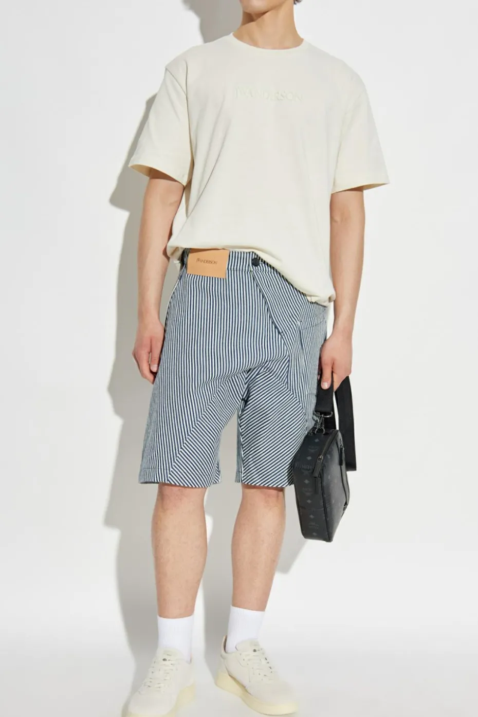 JW Anderson cream T-shirt with logo