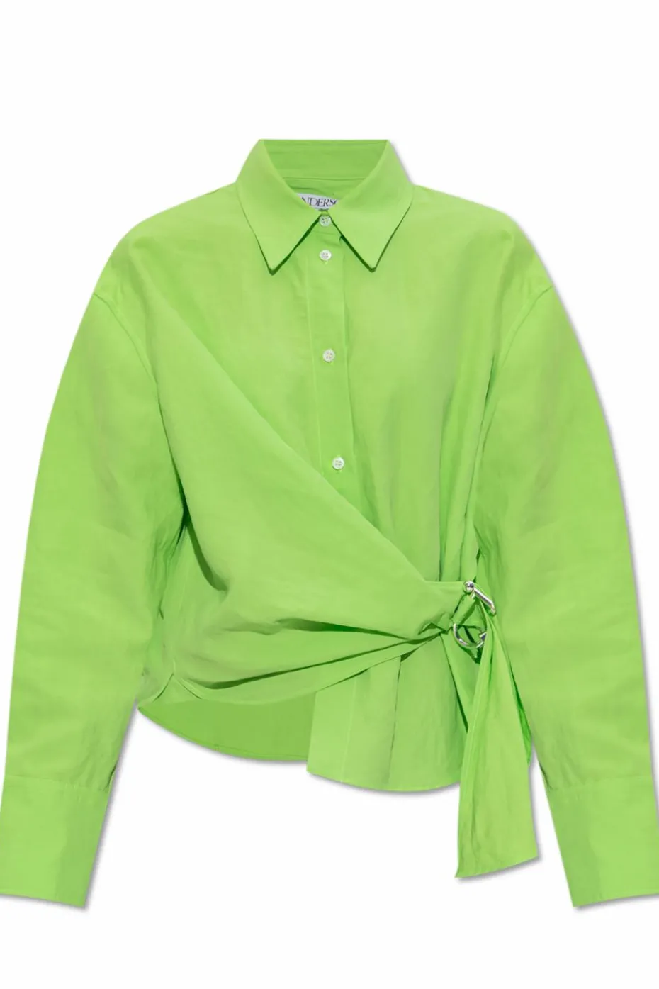 JW Anderson GREEN Shirt with appliqué