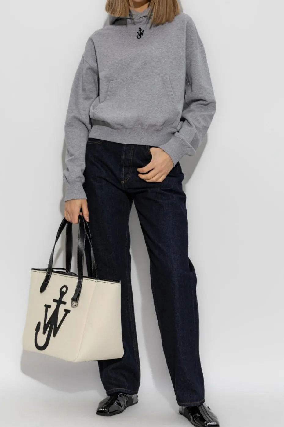 JW Anderson GREY Logo Sweatshirt