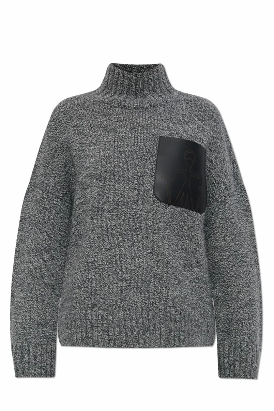 JW Anderson GREY Wool Turtleneck