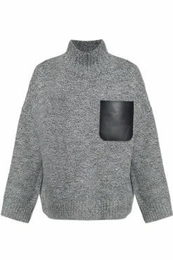 JW Anderson GREY Wool turtleneck