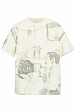 JW Anderson YELLOW Printed T-shirt