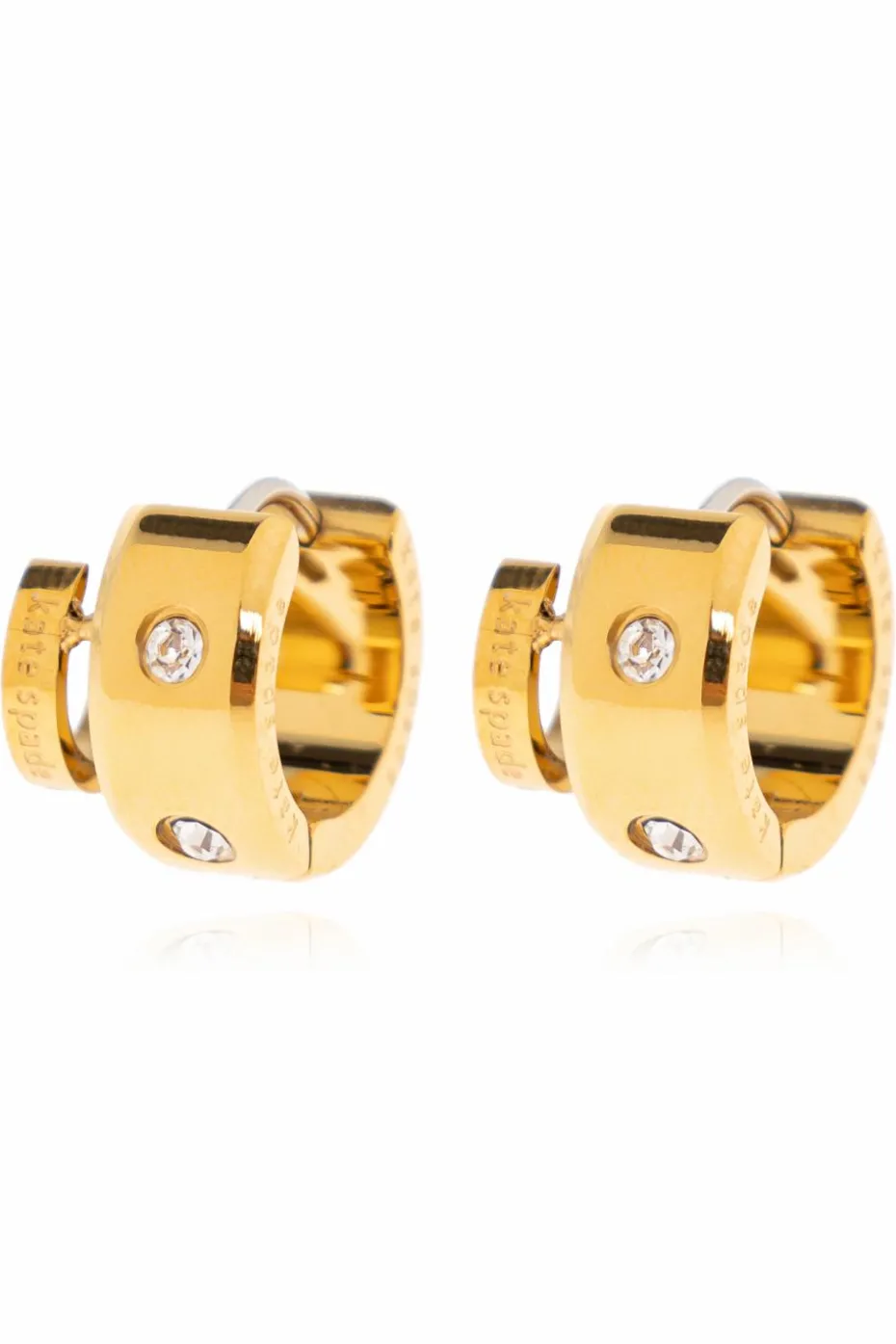 Kate Spade GOLD Earrings with shimmering crystals