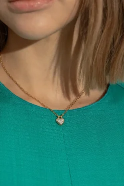 Kate Spade GOLD Heart-shaped pendant necklace