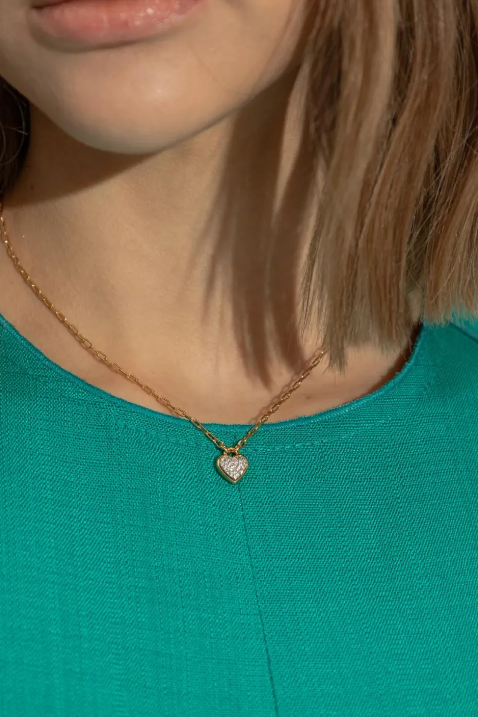 Kate Spade GOLD Heart-shaped pendant necklace