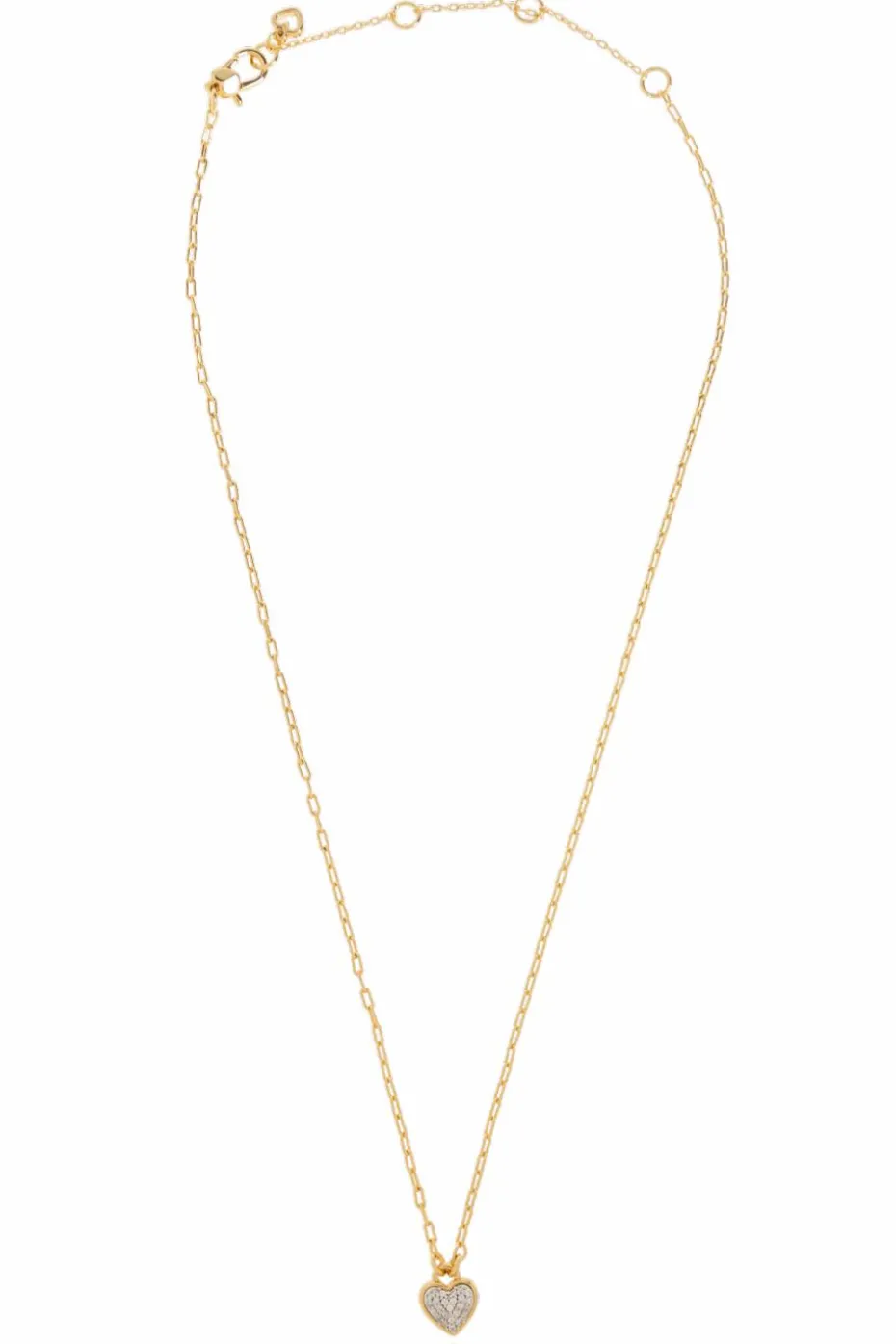 Kate Spade GOLD Heart-shaped pendant necklace