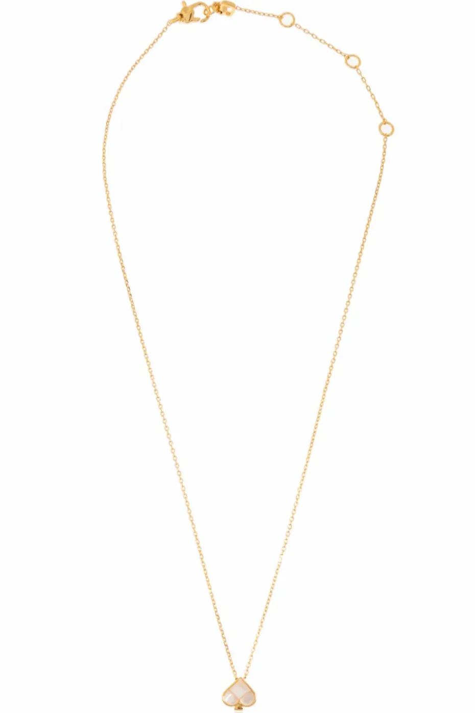 Kate Spade GOLD Heart-shaped pendant necklace