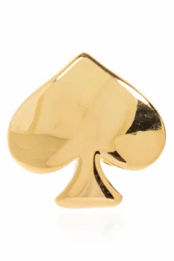 Kate Spade GOLD Logo-shaped earrings
