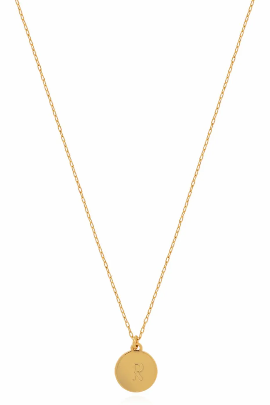 Kate Spade GOLD Necklace with 'R' pendant