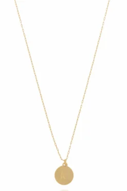 Kate Spade GOLD Necklace with 'K' Pendant