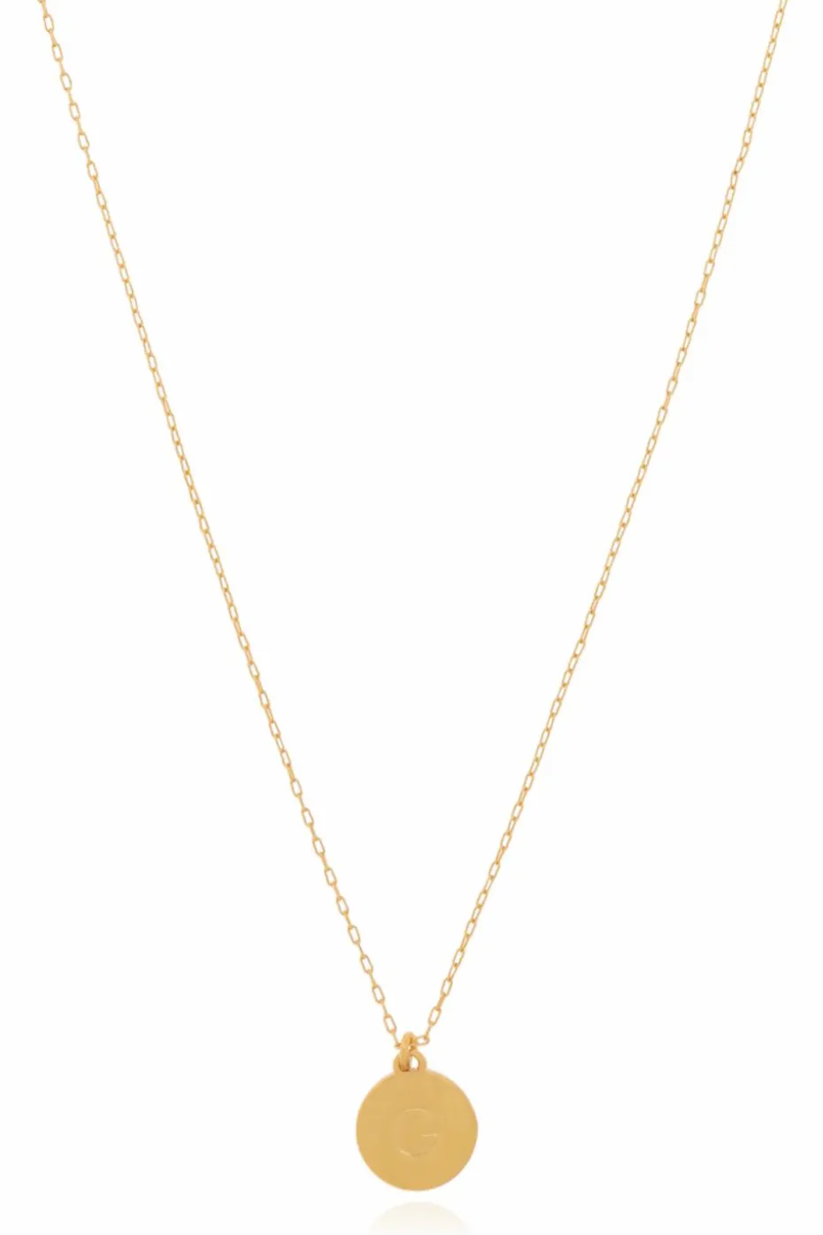 Kate Spade GOLD Necklace with `G` Pendant
