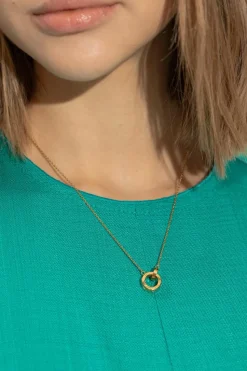 Kate Spade GOLD Necklace with shimmering crystal pendant