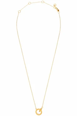 Kate Spade GOLD Necklace with shimmering crystal pendant
