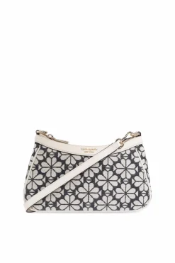 Kate Spade GREY Flower Jolie Shoulder Bag