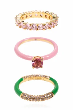 Kate Spade MULTICOLOUR Set of three rings