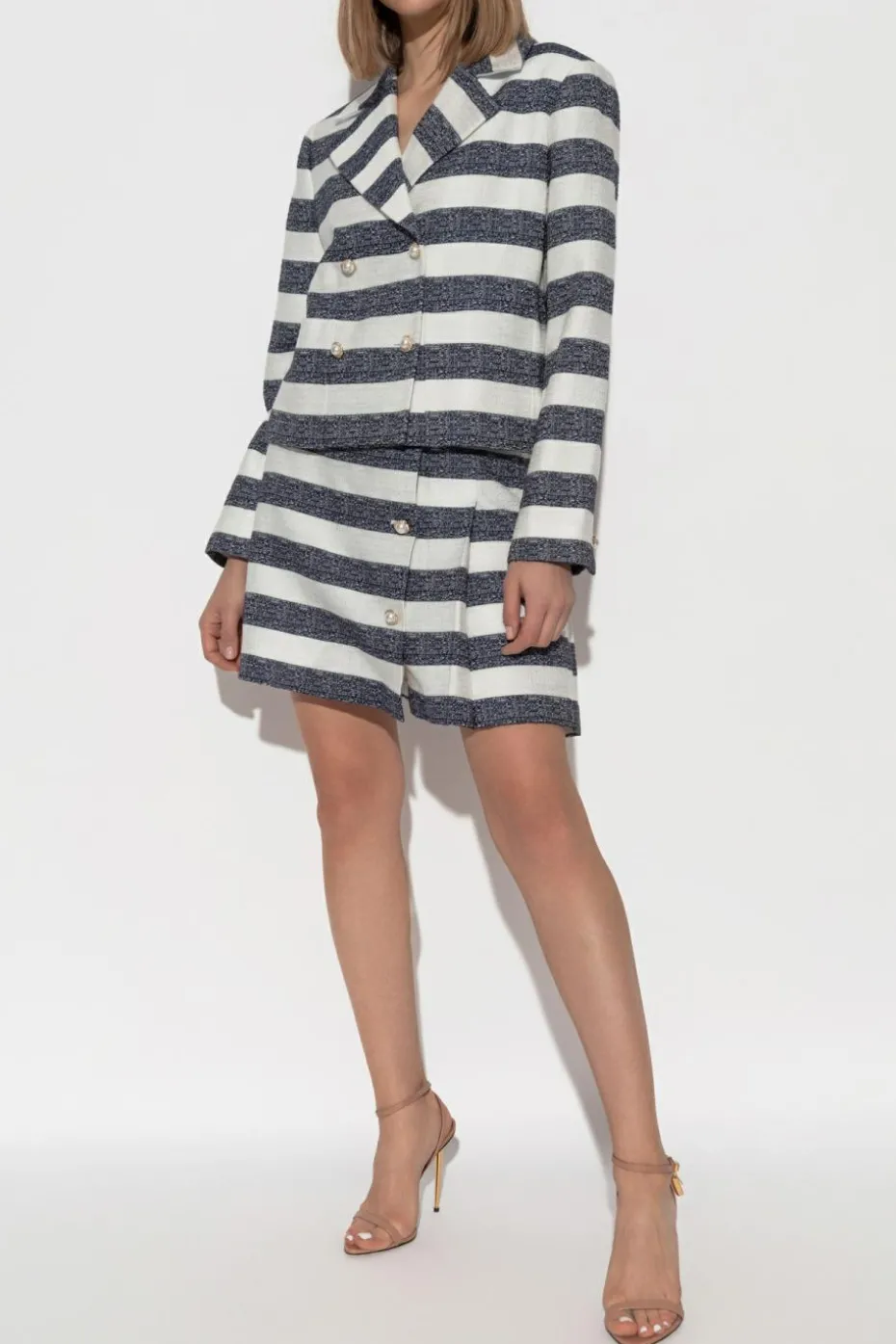Kate Spade NAVY BLUE Double-breasted blazer with stripe pattern