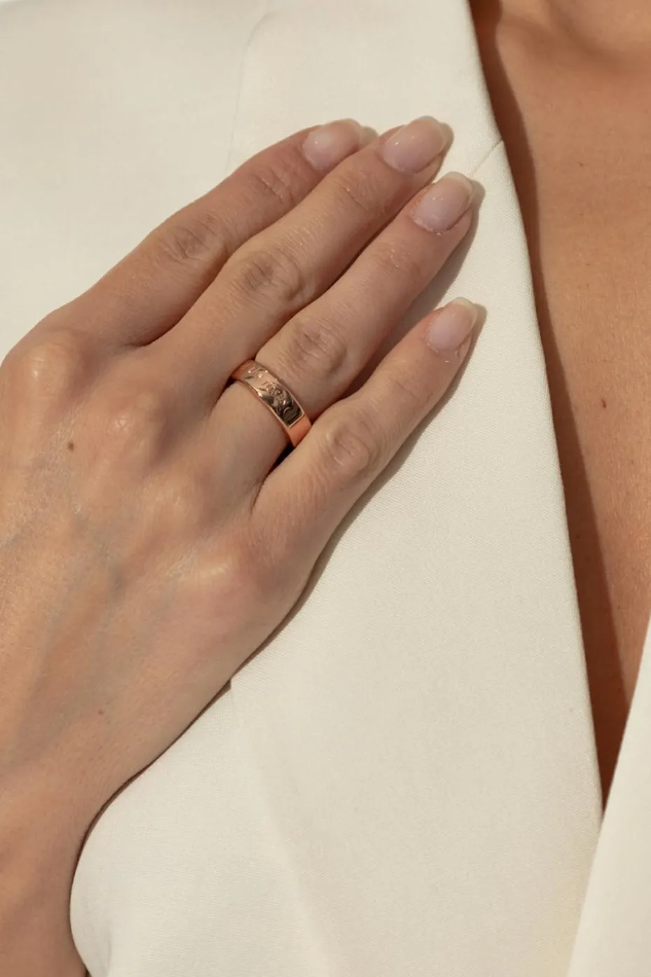 Kate Spade PINK Ring with logo