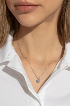 Kate Spade SILVER Necklace with Pendant