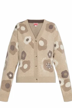 Kenzo beige Cardigan with floral motif