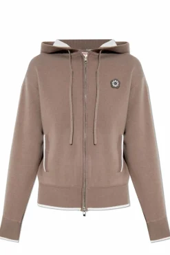 Kenzo beige Cardigan with hood