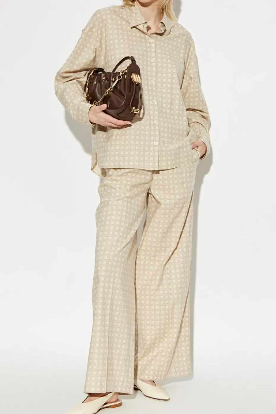 Kenzo beige Patterned shirt