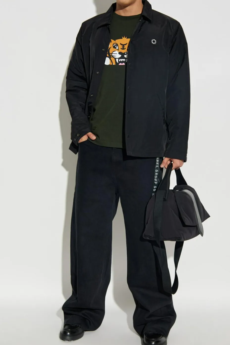 Kenzo BLACK Jacket with logo