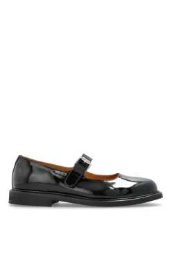 Kenzo BLACK Leather ballet flats