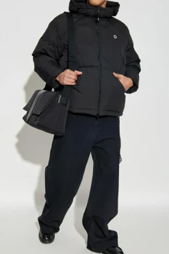 Kenzo BLACK Puffer jacket with logo