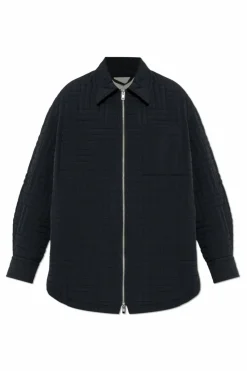 Kenzo BLACK Quilted jacket with logo