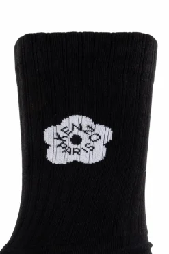 Kenzo BLACK Socks with logo